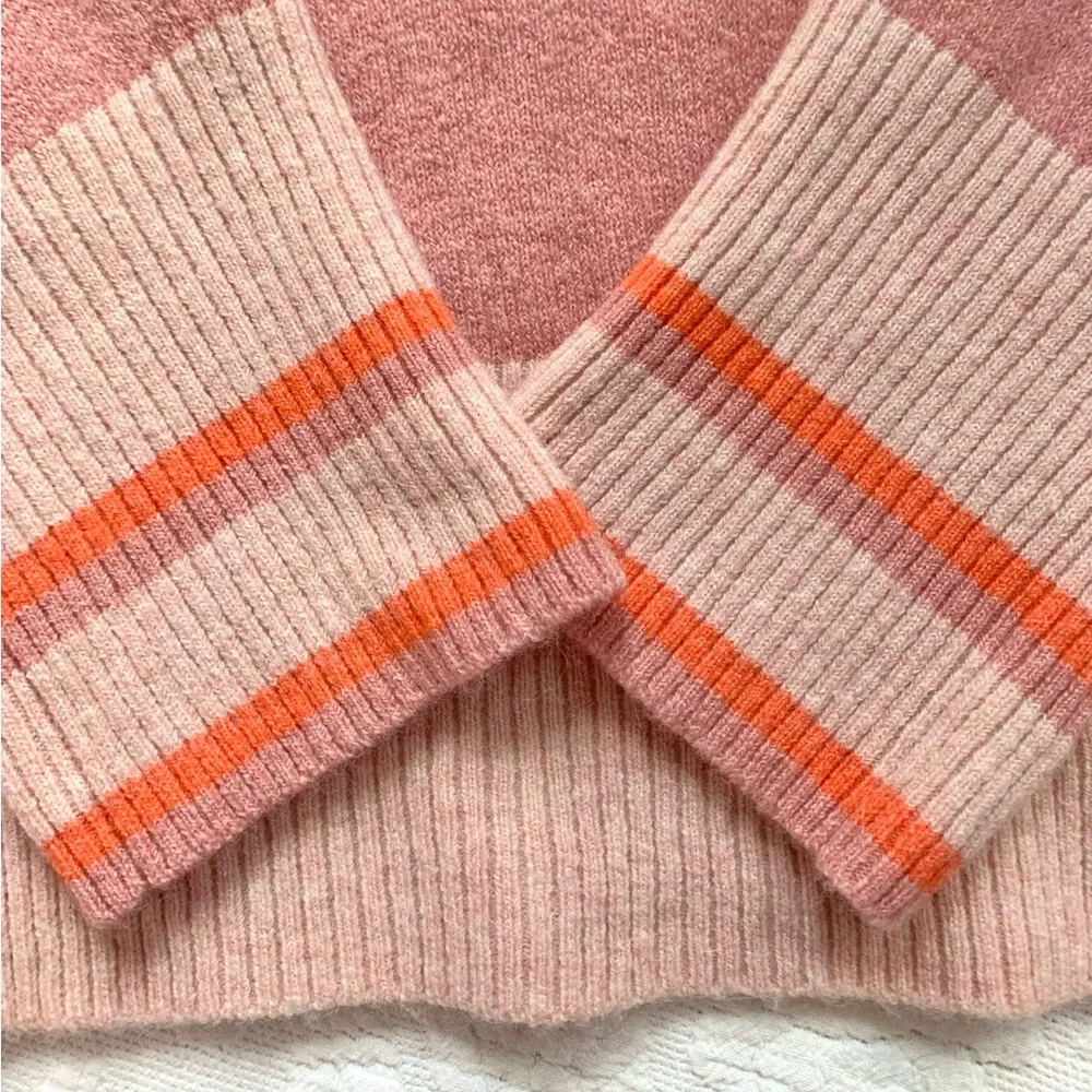 J Crew Supersoft Striped Boxy Turtleneck Sweater - Picture 5 of 16